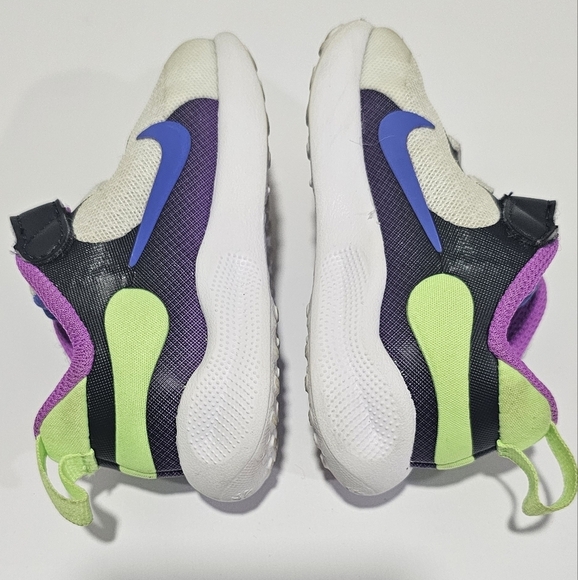 Nike Revolution 7 Boy Girl Baby Toddler Shoes Size 5 C Sneakers Blue Purple - Picture 8 of 10